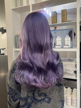 ベレーザ 渋谷(BELEZA) 11340艶髪ラベンダーパープル韓国風巻きラベンダーミルクティー