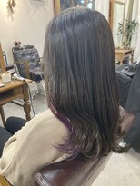 レイリー(LAiLy)&nbsp;ロング　インナー　パープル　透明感