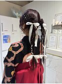 卒業式！袴着付け＋ヘアセット【MOMOKA】
