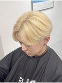 MEN’S HAIR/ブルーブラック/フェザーパーマ/渋谷