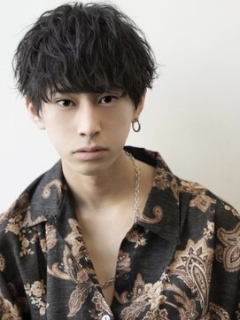 ネクスト 渋谷(NEXT) MEN’S HAIR/ブルーブラック/フェザーパーマ/渋谷ア