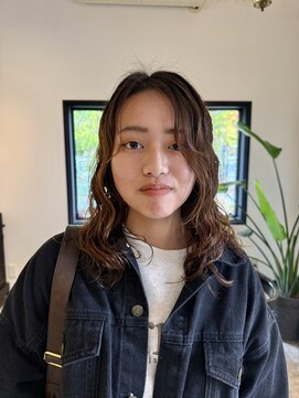 アクセント ヘアーセッション(ACCENT,HAIR SESSION) ミディアムパーマ