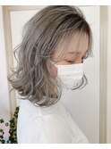ブリーチカラーで憧れのシルバー2/16大人ガーリー