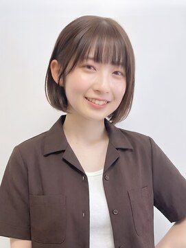 バサ 新所沢店(BASSA) 耳掛けナチュラルショートボブ【大人気★小顔見え】