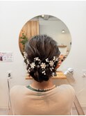 ゆるふわまとめ髪ヘア