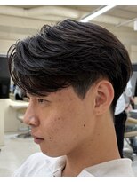 ニコ トウキョウ ヨコハマ(nico)&nbsp;メンズセンターパートウルフセンターパートニュアンスパーマ襟足