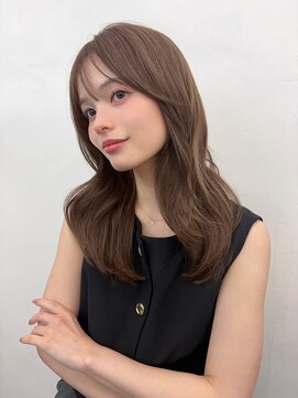 ガーデントウキョウ(GARDEN Tokyo) ミディアムレイヤー×チョコレートブラウン