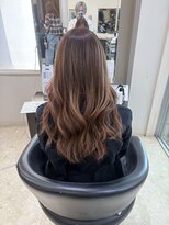 ブランシェ 西松山店 大人可愛い♪ほんのりピンクのミルクティーベージュ