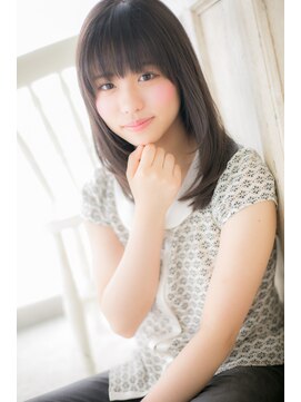 美容室 ファクト(fact) 黒髪の☆清純派ストレートc