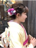 ゆるツイストシニヨン