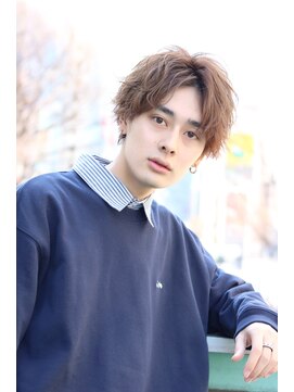 ネイビー(NAVY) 簡単スタイリングセンターパートネープレスイメチェン☆