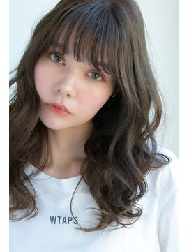 ヌーン ヘアメイク プラス ハッピータイムズ(NOON hair make+happy times) 耳かけ☆透明感イルミナアッシュベージュ 中野ヌーンstyle87