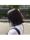 小顔カット×艶ラベンダーカラー×セミウェットウェーブ