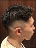 フェード×ナチュラルパーマ
