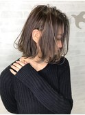 【堺北花田】モノトーンアッシュ☆外ハネボブ＋スリークボブ