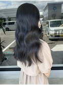 20代30代大人可愛い艶感抜群ネビージュ×透明感ロングヘア