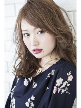 ミエル ヘア 新宿(miel hair) 〈mielhair新宿〉ナチュラル　艶カラー　モテセミディ　イルミナ