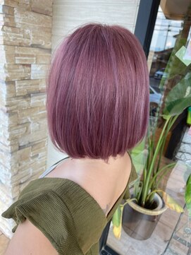 エクラ(Eclat) ボブ×パープルカラー