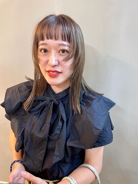 スワッグ(Swag) 顔まわりレイヤー♪ミルクティーcolor◎