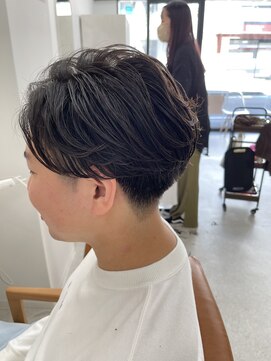 ティエル(TieLu) ラフパーマ×センターパート×韓国風