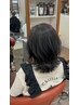 【簡単おうちケア付き◎】cut＋color＋3step treatment￥12100～