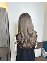 ネウィ 国分寺(newi)&nbsp;ロングレイヤーカット/美髪スタイル/ハイトーンベージュ