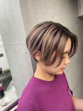 アルカナ 明治神宮前原宿(ARCANA) フルバング ブラウン 似合わせカット カルマパーマ