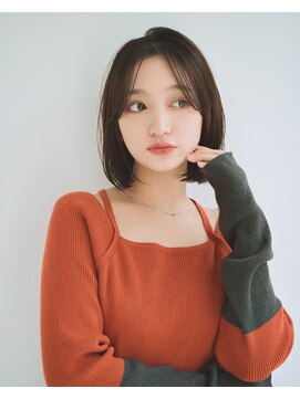 リトル 広島(little) ナチュラルストレート内巻きロブ