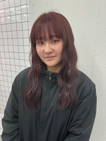 ジルスタジオ(JILL STUDIO)&nbsp;ブラウンレッド/ゆるふわロング