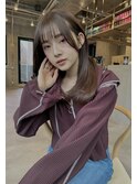 レイヤーカット/顔周りカット/透明感カラー/登戸