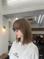 シベルバレー 横浜(sibell)&nbsp;ベージュ/ブリーチ/ボブ/暖色カラー