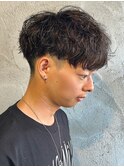 シャドウパーマ韓国風パーマメンズパーマメンズカット群馬高崎
