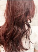 【U Hair】秋冬透明感チェリーレッドカラー★