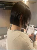 ショコラアッシュ_ばつっとボブ20代30代40代50代