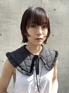 メゾンアクア 表参道(Maison ACQUA) ◎ミニボブ縮毛矯正髪質改善ストレート顔まわりレイヤーカット