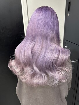 ベレーザ 渋谷(BELEZA) 10993艶髪ラベンダーパープル韓国風巻きラベンダーミルクティー