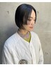 【次世代の質感】顔周り縮毛矯正＋カット[心斎橋、南船場]