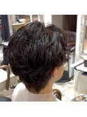 【MEN'S HAIR】シャドウパーマ×ミニウルフ