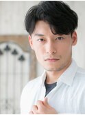 30代40代かき上げセンターパート波巻きパーマ韓国ヘアc新所沢