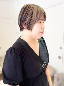 バブ バイネオリーブ(Bab by neolive) ショート/ブリーチ/ホワイトグレージュ/ハイライト