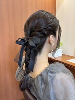 ディール D-R 編み下ろしヘア/結婚式ヘア/髪質改善/30代/頭皮ケア/40代