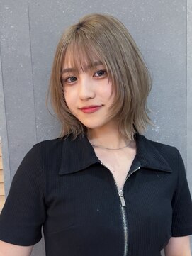 ロンド 表参道店(Lond) くびれヘア/アプリコットオレンジ/ボブ/髪質改善/縮毛矯正