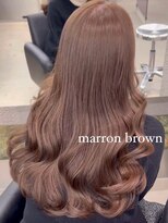 ペレ 梅田(PELE)&nbsp;くびれヘア／アプリコットオレンジ/夏のヘアアレンジ/梅田