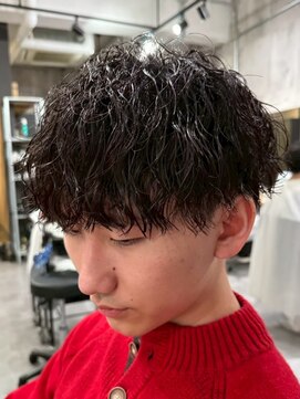 ビカムメンズヘアー 栄店(become men's hair) ツイストスパイラルパーマ/縦落ちパーマ