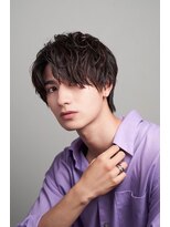 ワンズナゴヤ 名古屋栄店(ONE's NAGOYA) スペインカールスパイキーショートブルーブラックフェザーパーマ