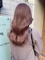 リムレスバイサンク 万代 新潟駅(LIMLESS by cinq) 新潟駅ブリーチカラーミルクティーベージュオリーブグレージュ◇