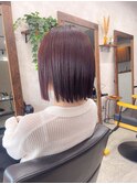 ブリーチ無しチェリーレッド