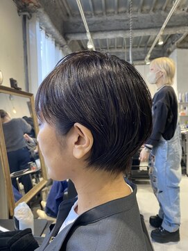 【30代・40代・50代】似合わせ耳掛けショートボブ/新小岩