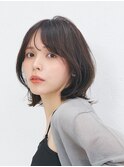 #梅田#ミディアムレイヤーボブ×小顔魅せウルフ×イメチェン前髪