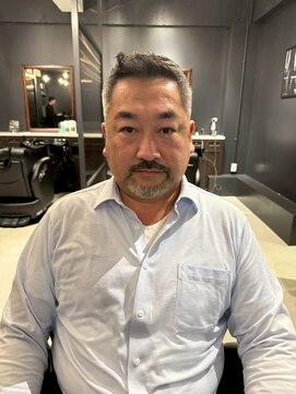 ザマンニューヨーク 代官山店(THE MAN NewYork) MEN’S HAIR/サーフカール/刈り上げセンターパート/代官山